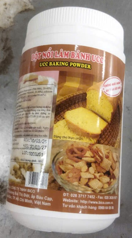 BỘT NỔI LÀM BÁNH UCC BICO 1KG